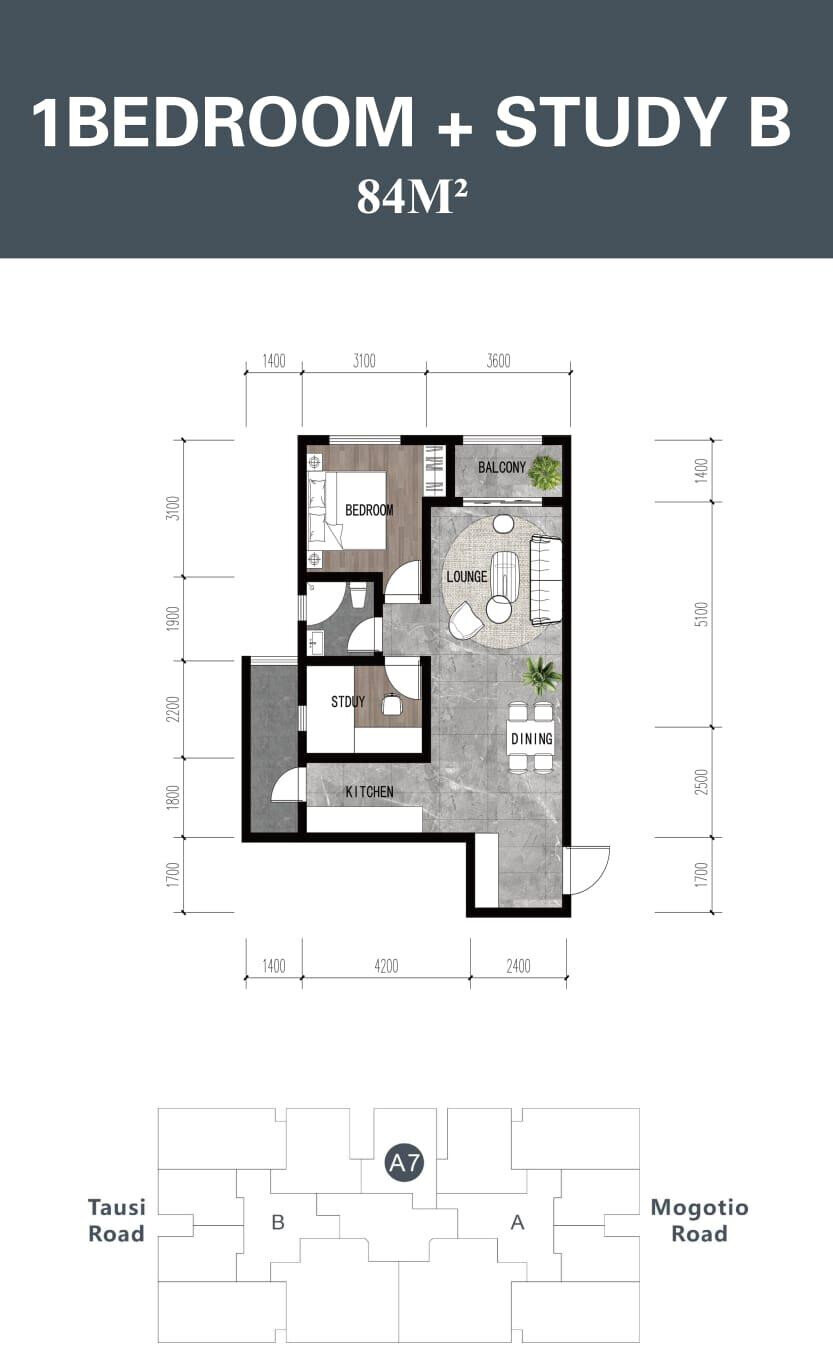 1BR Off-Plan Apartment with Pool & Gym - Westlands