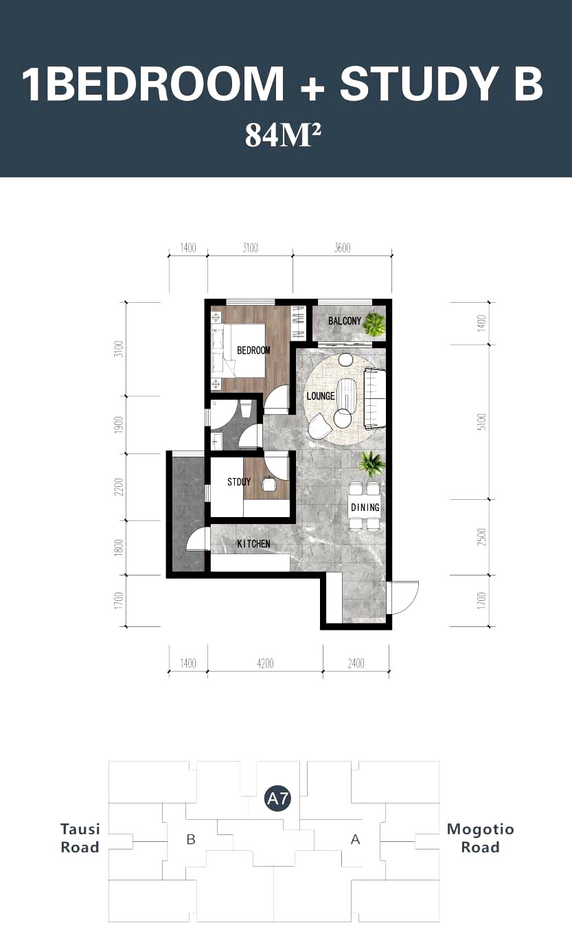 1BR Off-Plan Apartment with Pool & Gym - Westlands