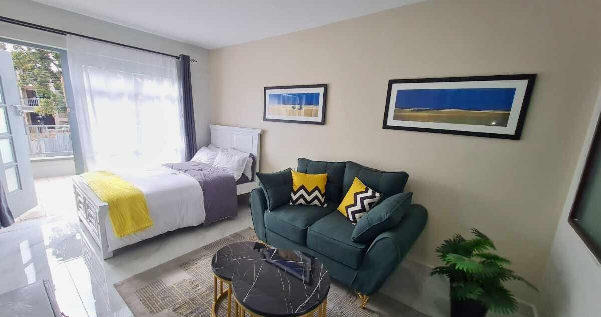 Studio Apartment with 14% ROI & Rooftop Restaurant - Riruta