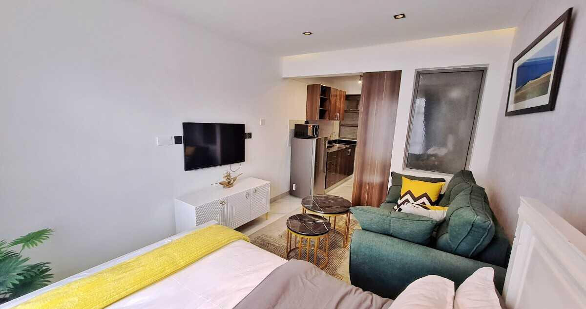 Studio Apartment with 14% ROI & Rooftop Restaurant - Riruta