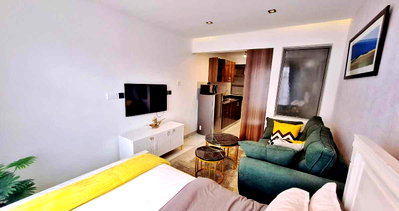 Studio Apartment with 14% ROI & Rooftop Restaurant - Riruta