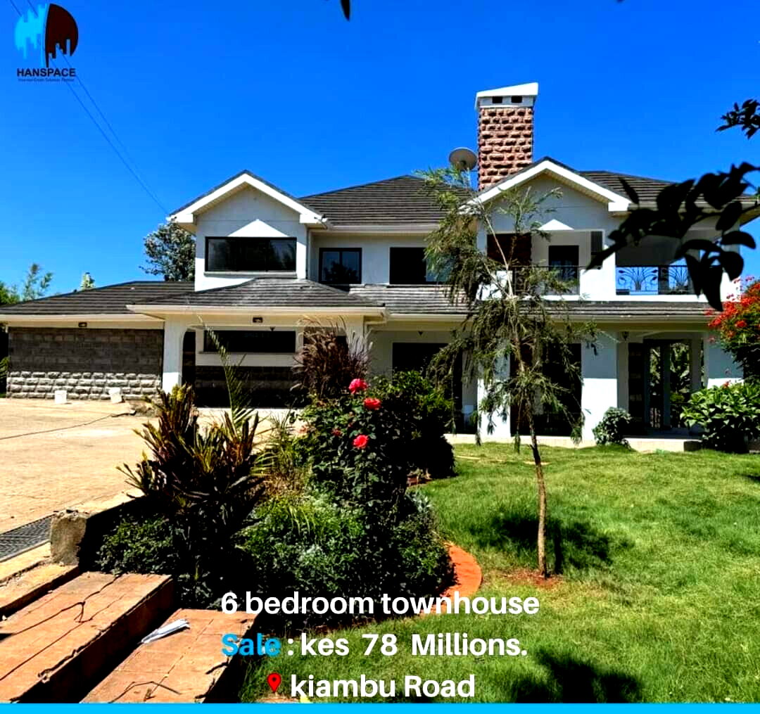 6BR All-Ensuite Townhouse on Half-Acre with Servants' Quarters - Kiambu Road