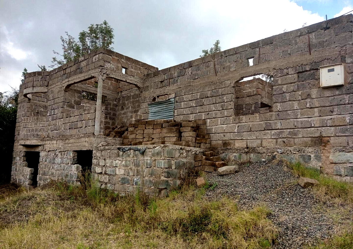 1/8 Acre Plot with Unfinished Mansion