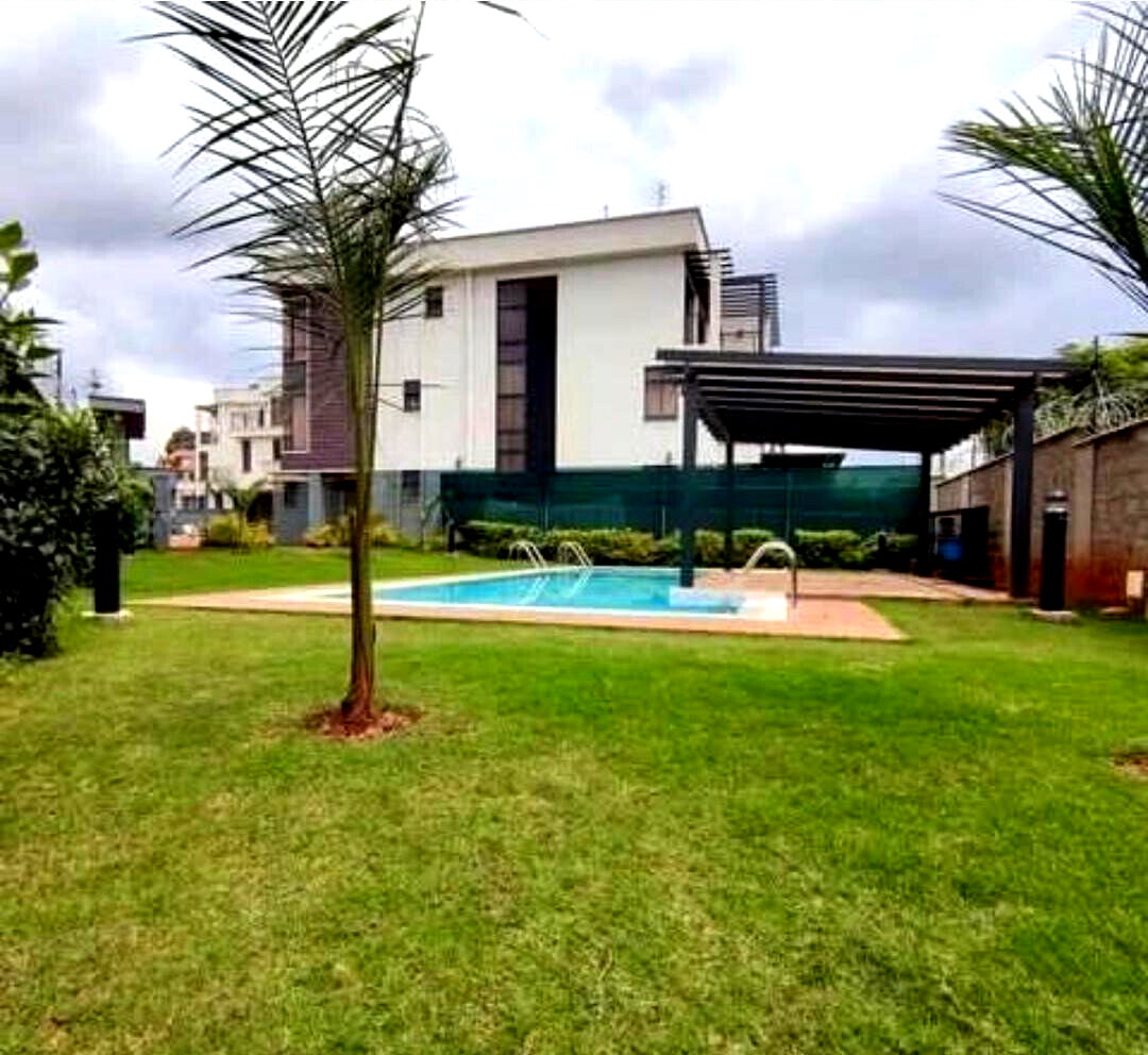 4BR Townhouse with Pool, Gym & Kids Play Area - Loresho