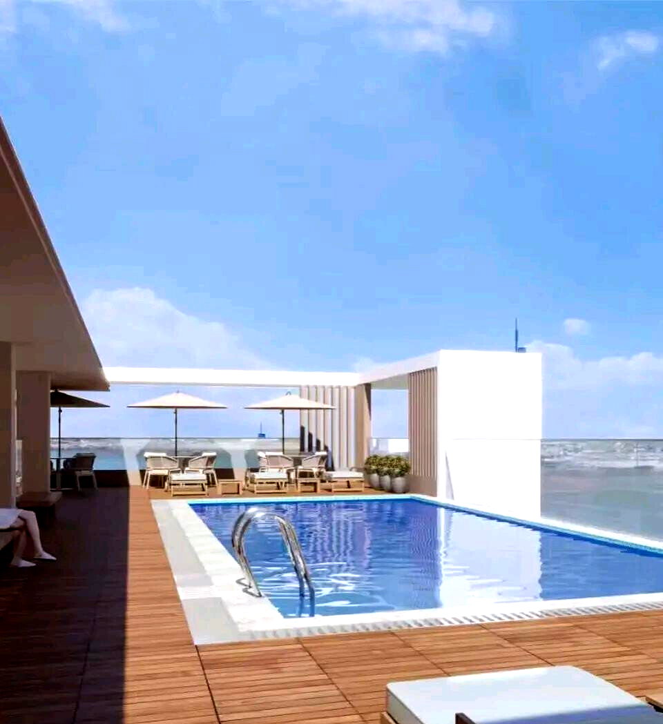 3BR with Gym, Pool & Rooftop Lounge - Kilimani