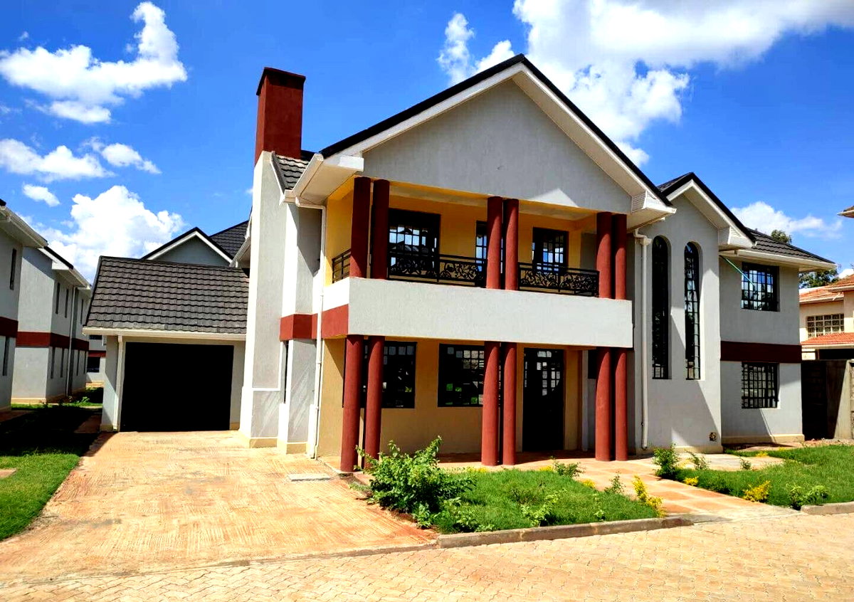 Gated 4BR Home with Garden at KSh 180K