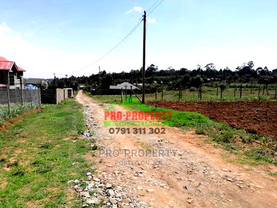 Prime 1/8 Acre Plot for Sale in Kikuyu, Kamangu. - Image 4
