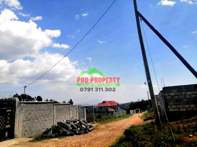 Prime 1/8 Acre Plot for Sale in Kikuyu, Kamangu. - Image 1