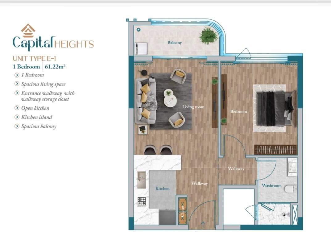 2BR Master Ensuite at Capital Vista with Heated Pool - Kilimani