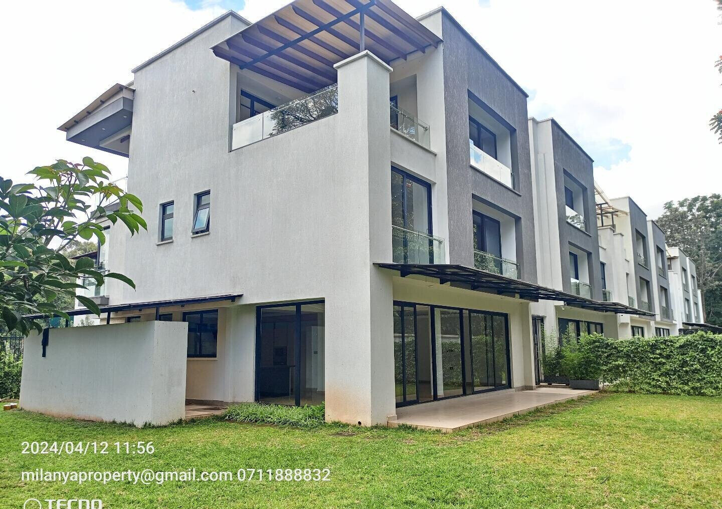 4BR Townhouse with Generator & Borehole - Lavington