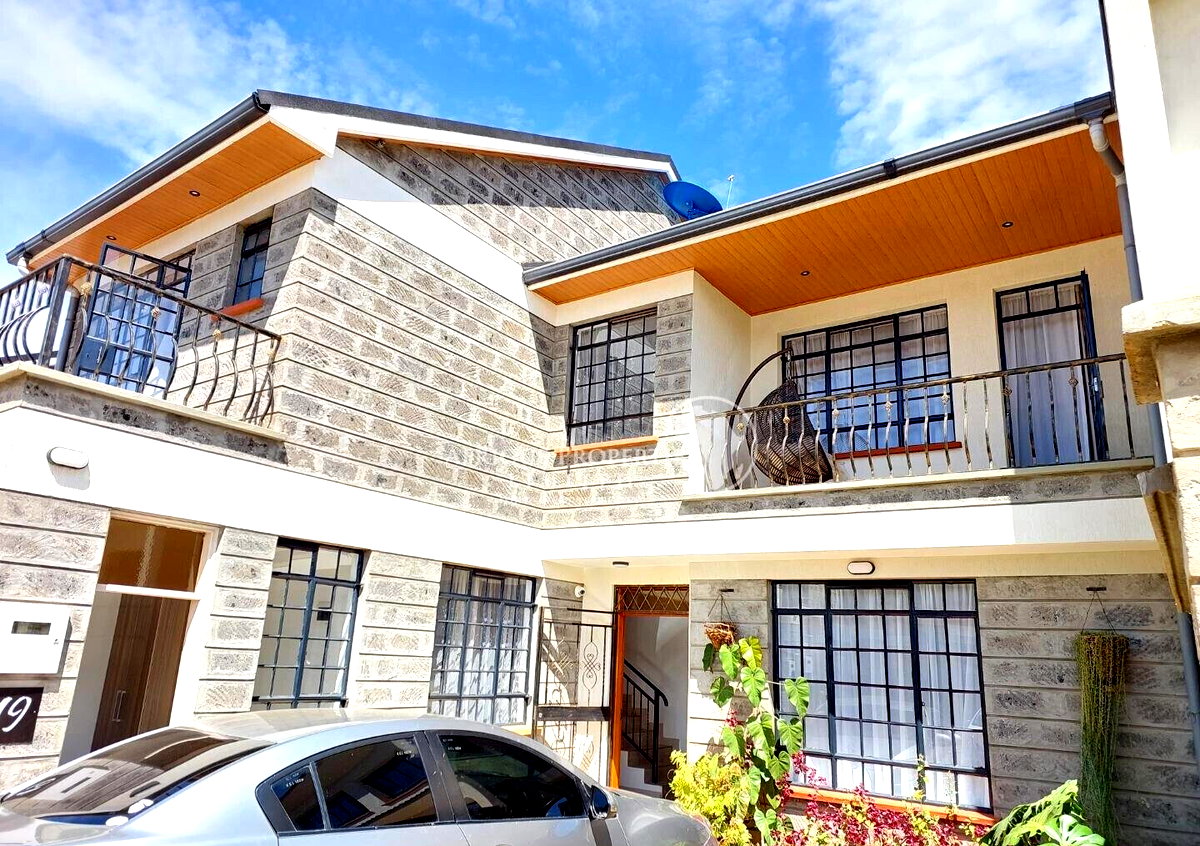 4BR Townhouse with Gym & Clubhouse - Gated Estate, Ruiru