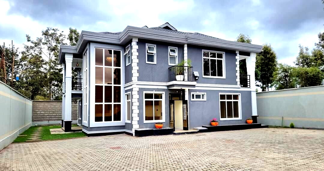 3BR Townhouse with Electric Fireplace & Study - Olkeri, Ngong