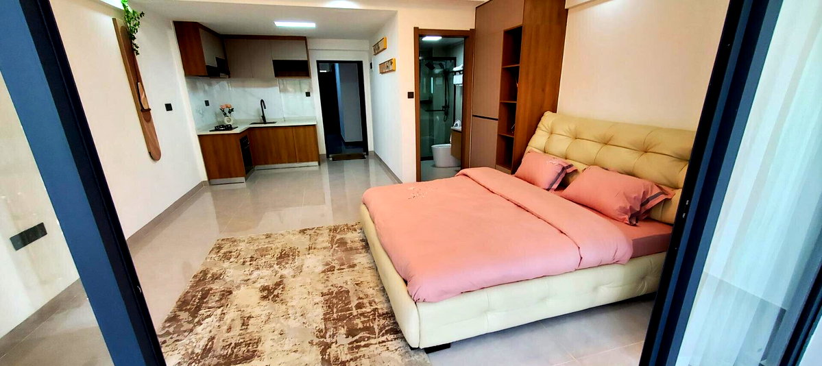 Studio with Park View & Pool Near JKIA - Syokimau