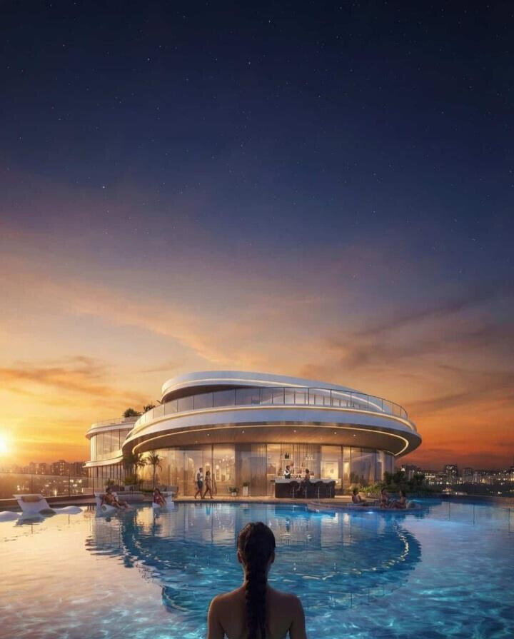 1BR with Rooftop Infinity Pool & Panoramic Lifts - Riverside Drive