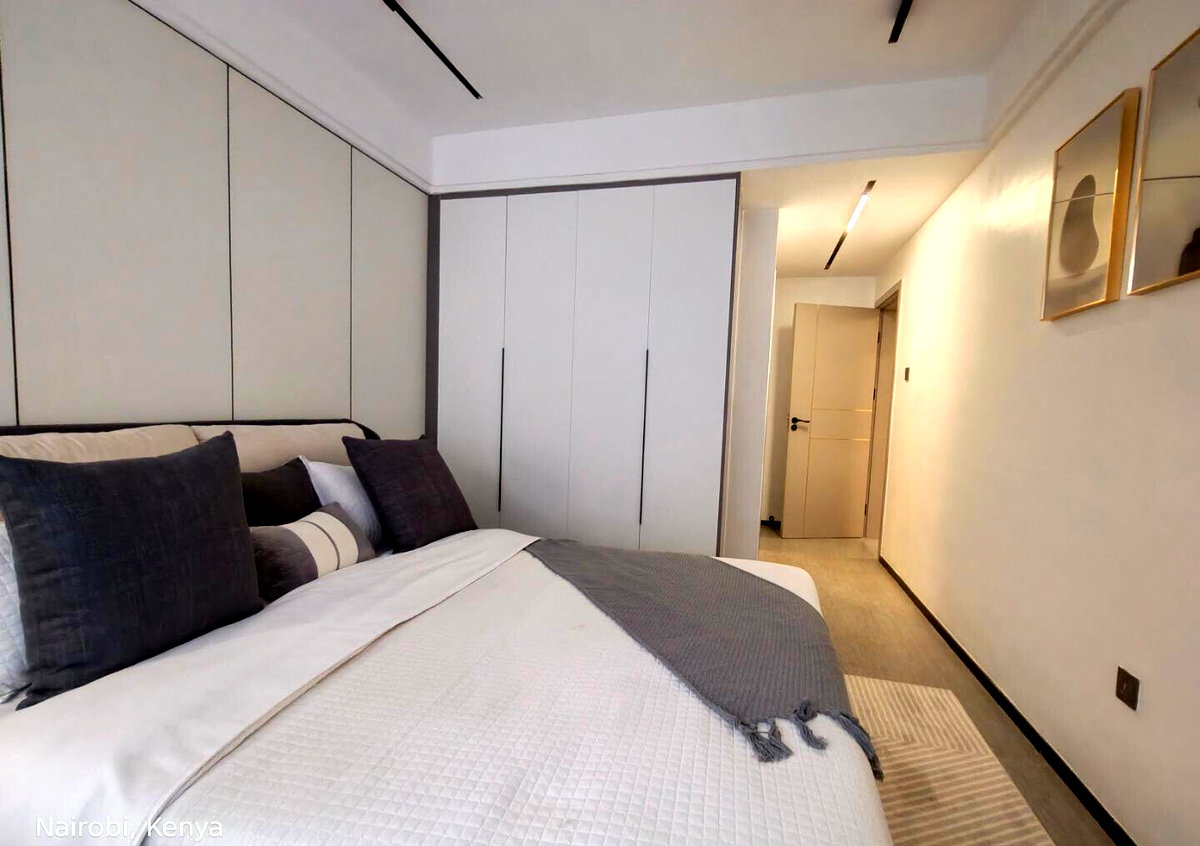 3BR Apartment with Rooftop Entertainment & Gym - Westlands