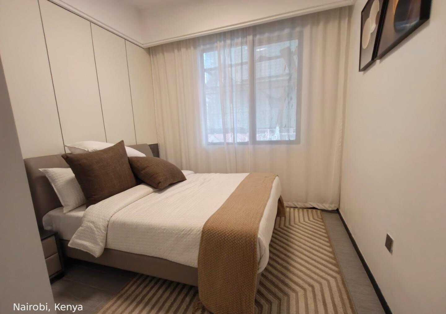 3BR Apartment with Rooftop Entertainment & Gym - Westlands