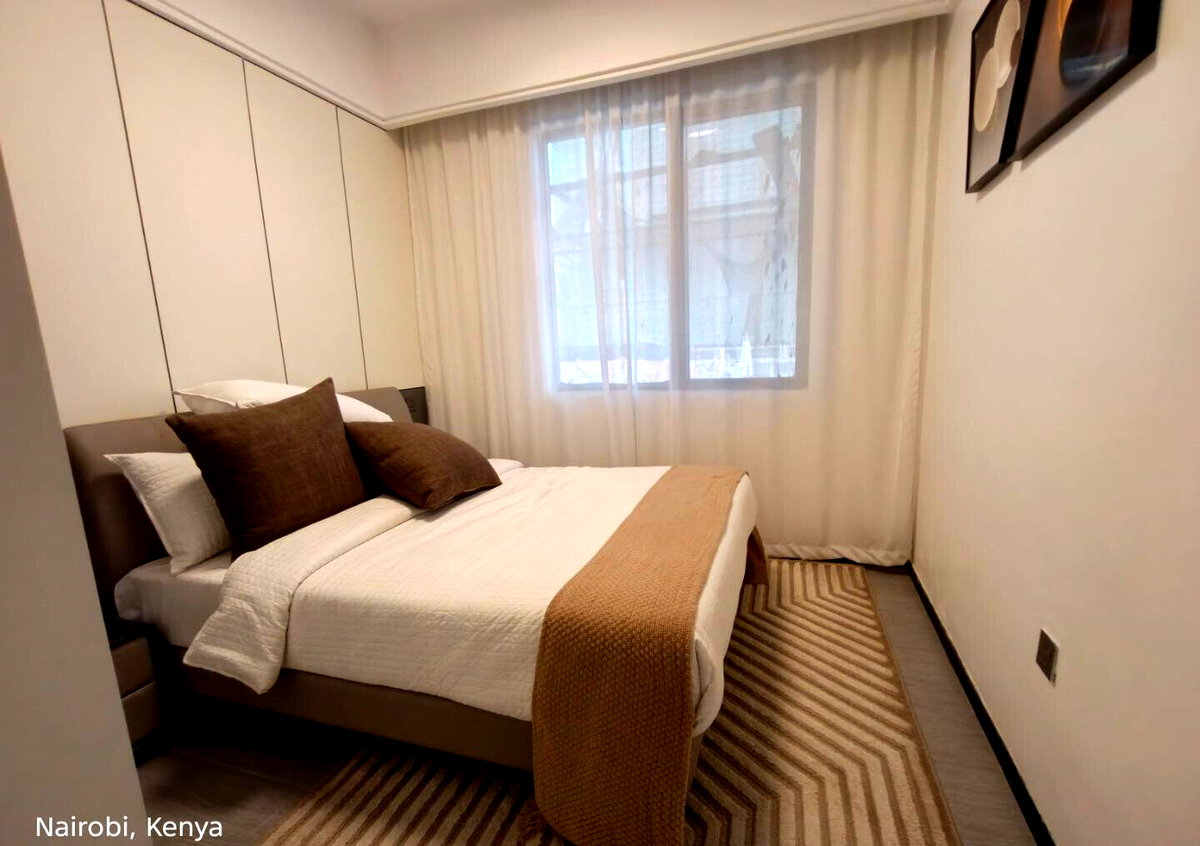 3BR Apartment with Rooftop Entertainment & Gym - Westlands