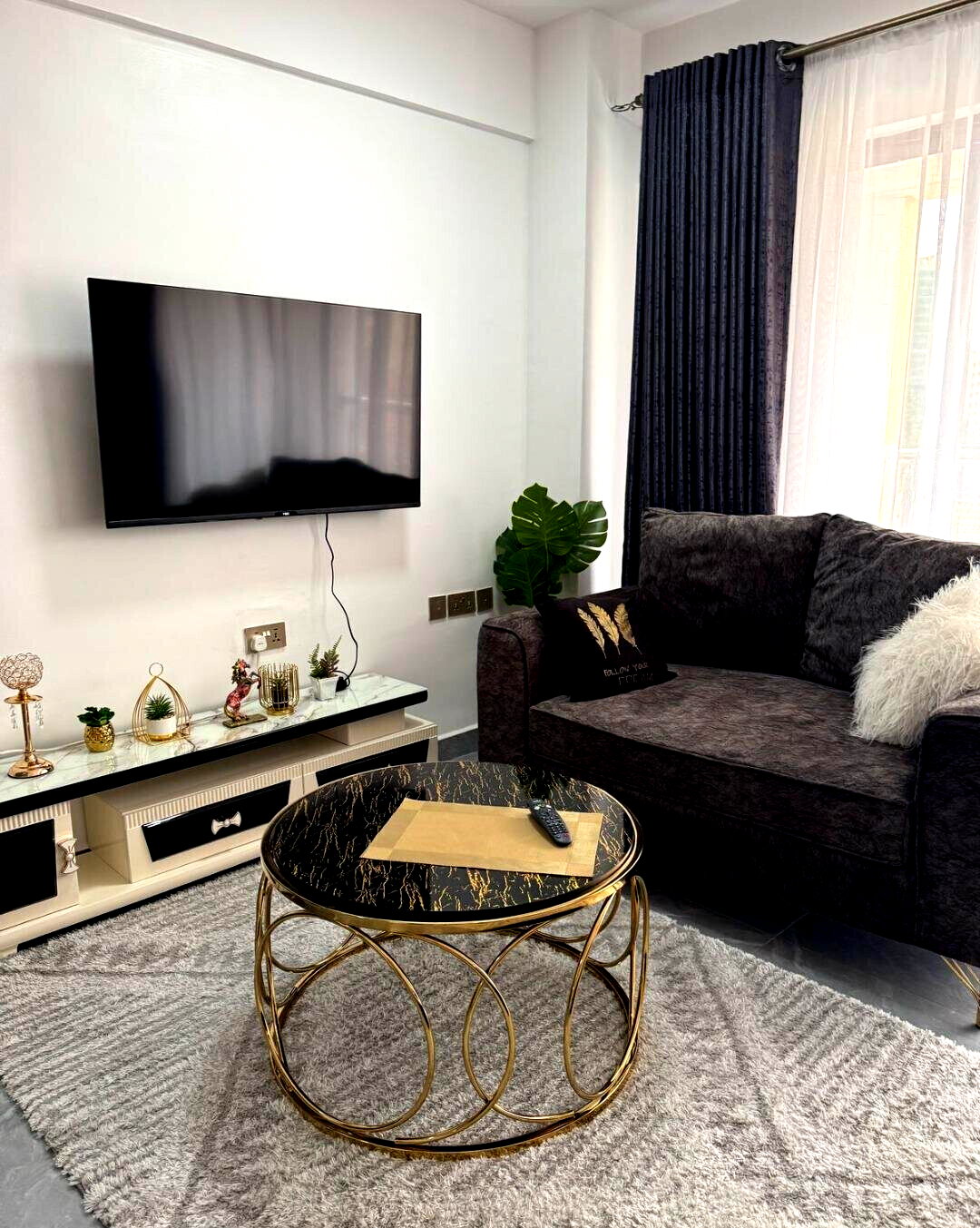 1BR Luxury Apartment with High-Speed Lifts & Gym - Kileleshwa