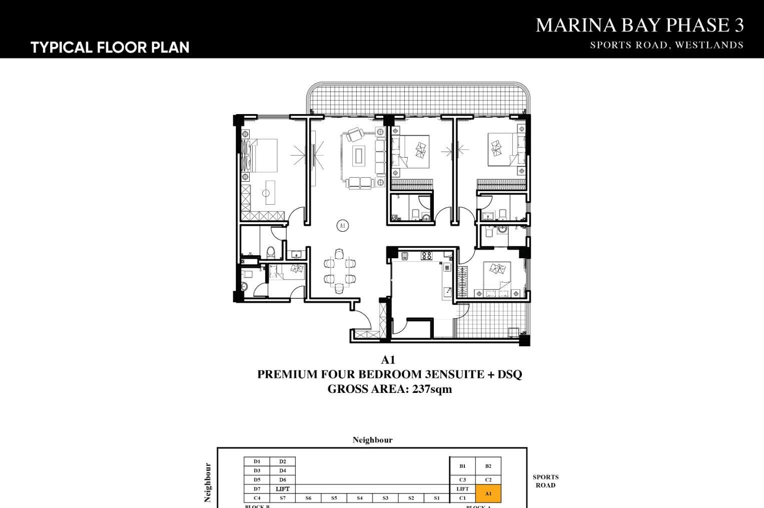 4BR Off-Plan with Rooftop Pool & Sky Lounge - Sports Road, Westlands