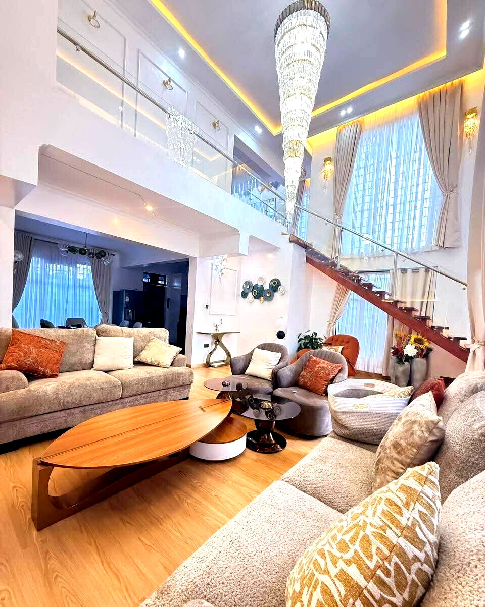 4BR Double-Volume Townhouse with Office & Family Room - Mugutha, Ruiru