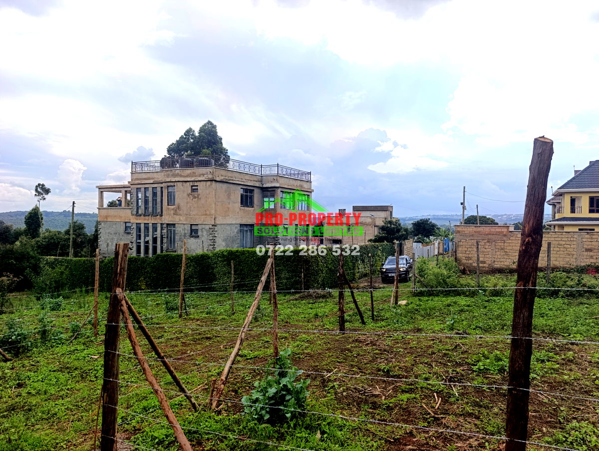 Gated 1/8 Acre with Ready Title - Muguga