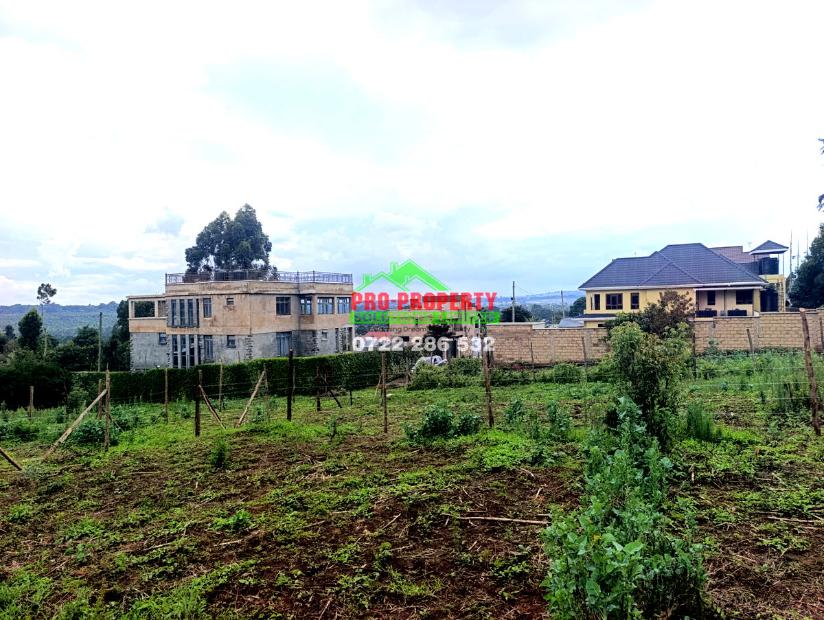 Gated 1/8 Acre with Ready Title - Muguga