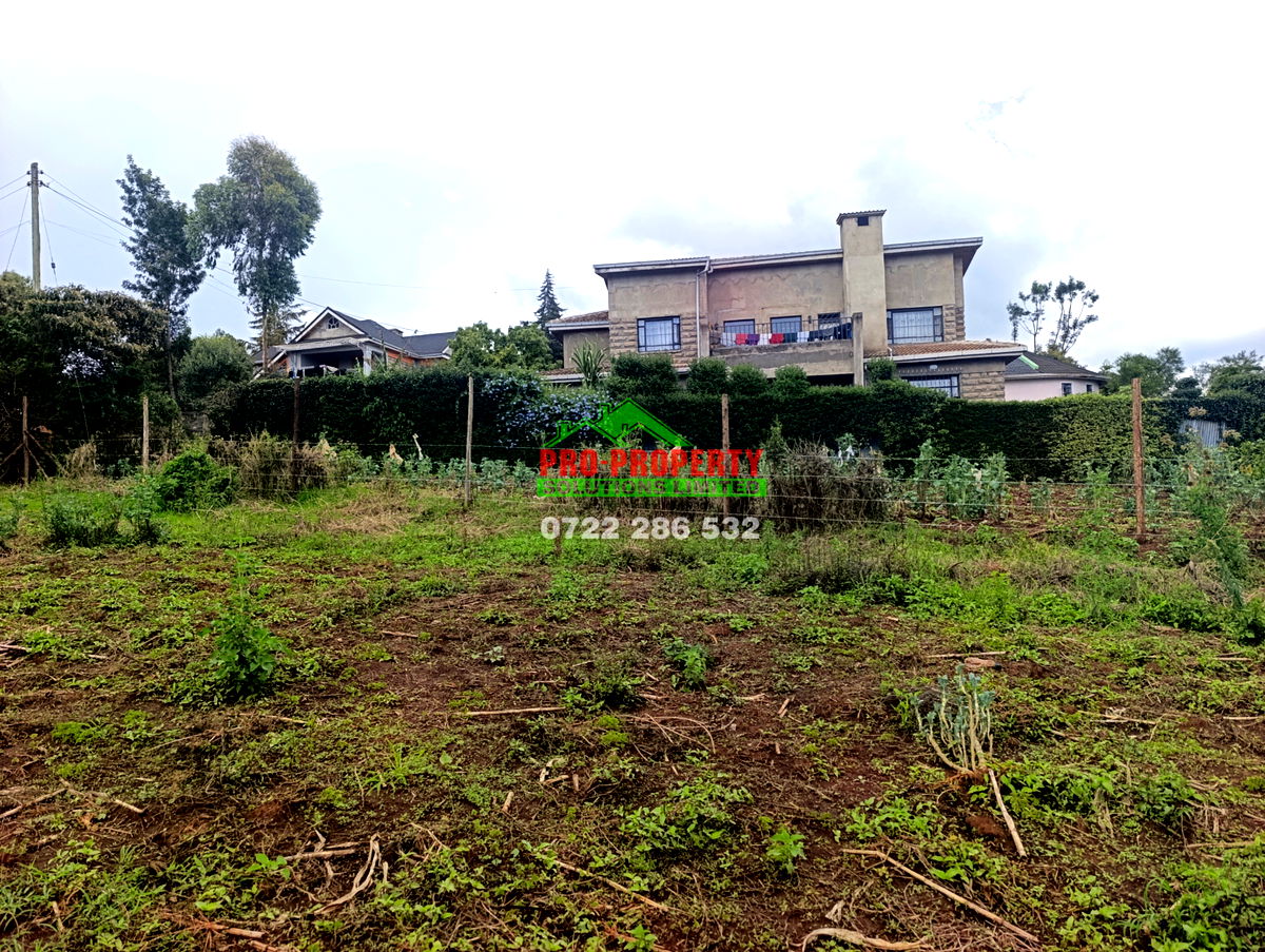 Gated 1/8 Acre with Ready Title - Muguga