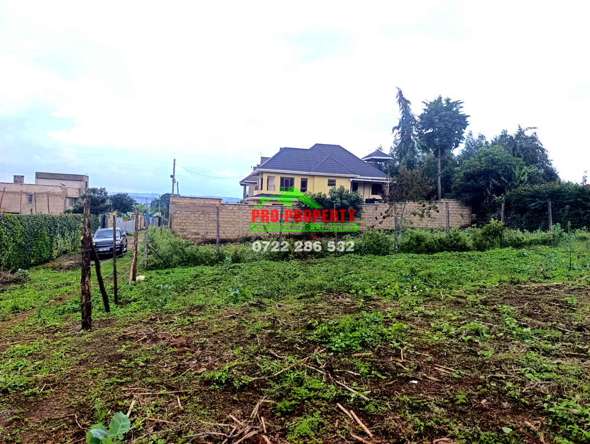Gated 1/8 Acre with Ready Title - Muguga