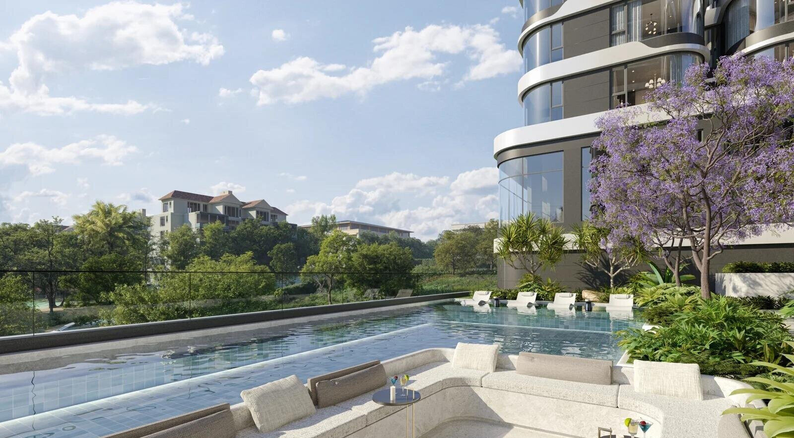 1BR Apartment with Heated Pool & Sky Garden - Lavington