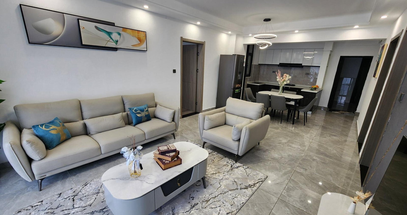 3BR Luxury Apartment with Custom Finishes & High-Speed Lifts - Kilimani