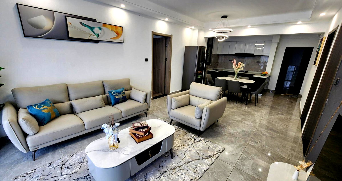 3BR Luxury Apartment with Custom Finishes & High-Speed Lifts - Kilimani