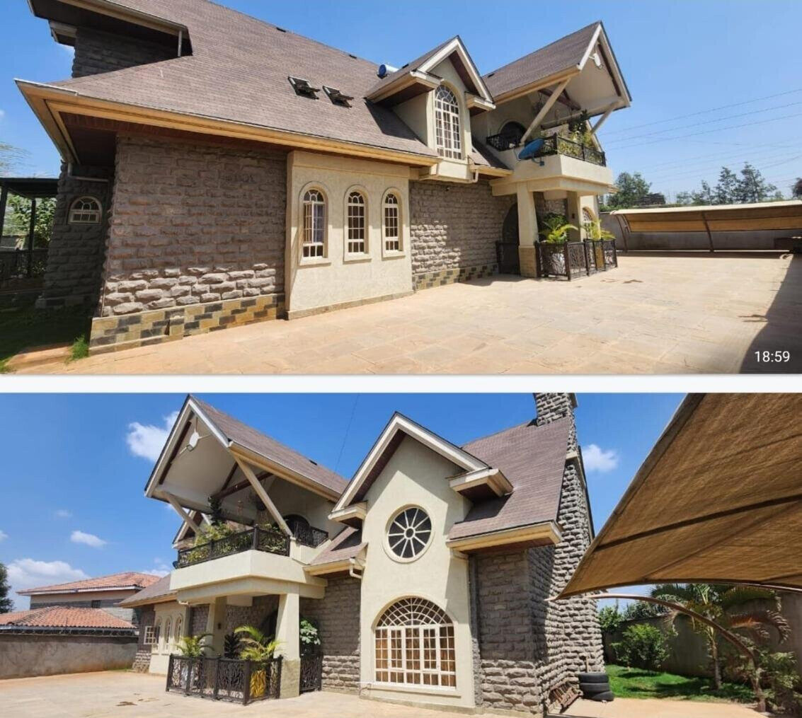 5BR All-Ensuite Townhouse with Perimeter Wall - Kitengela