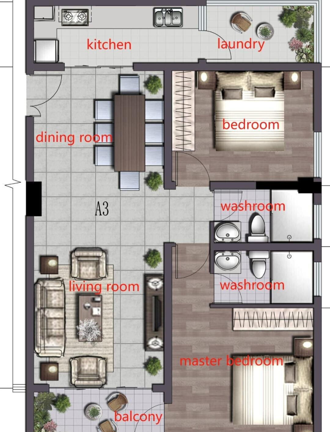 2BR with Rooftop Air Garden & Coffee Shop - Kilimani