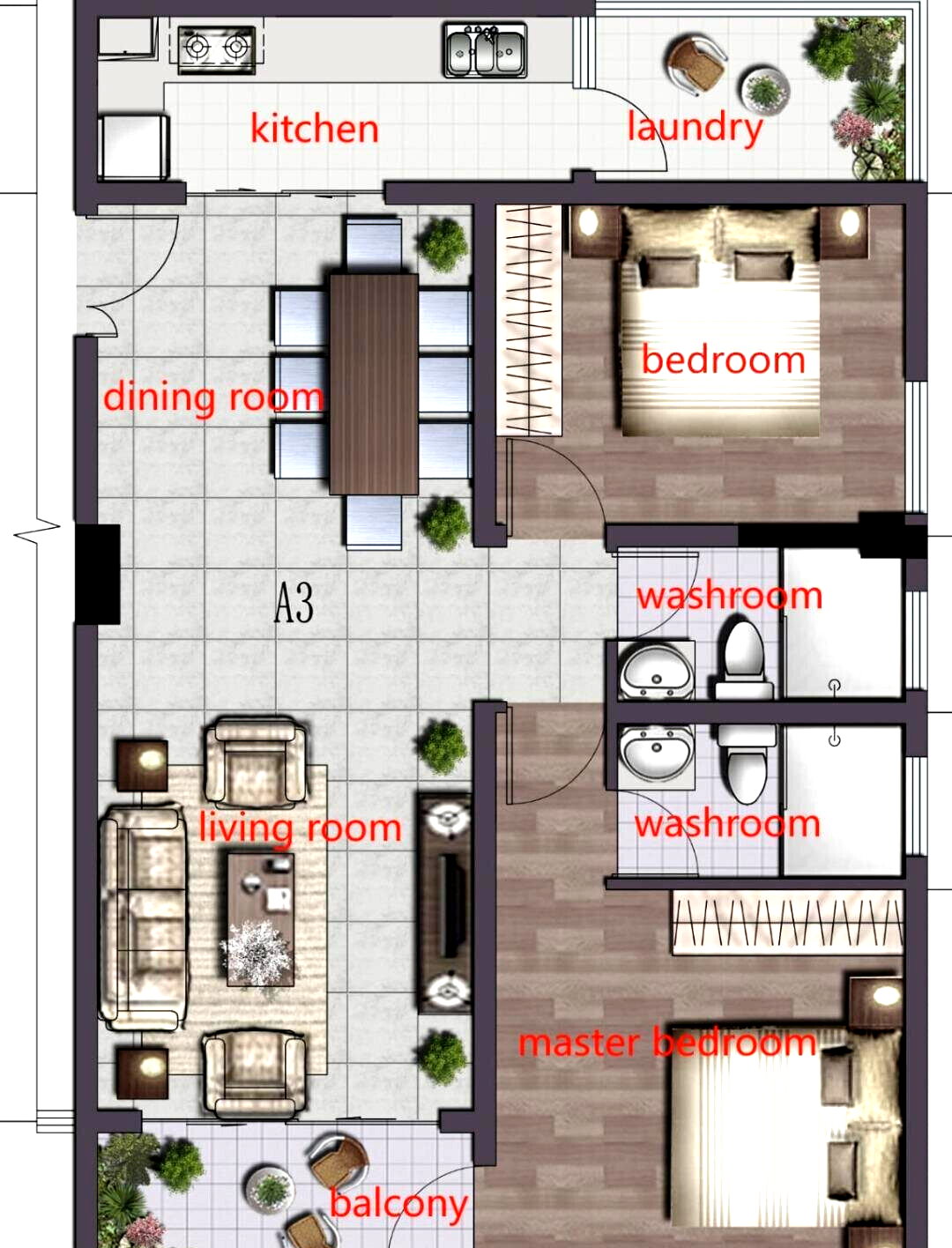 2BR with Rooftop Air Garden & Coffee Shop - Kilimani