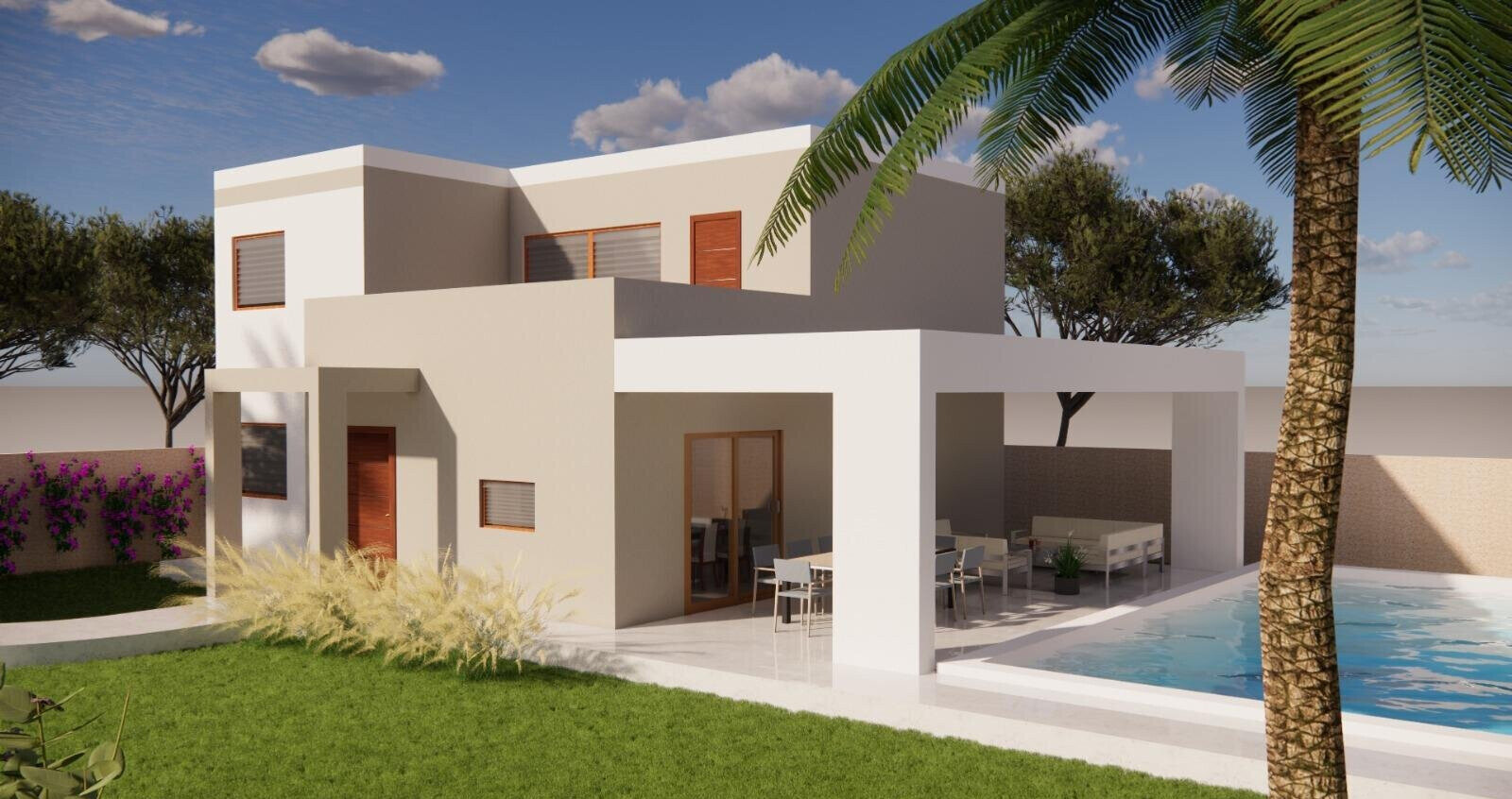 4BR Villa with Private Pool & 25x25m Plot – Watamu