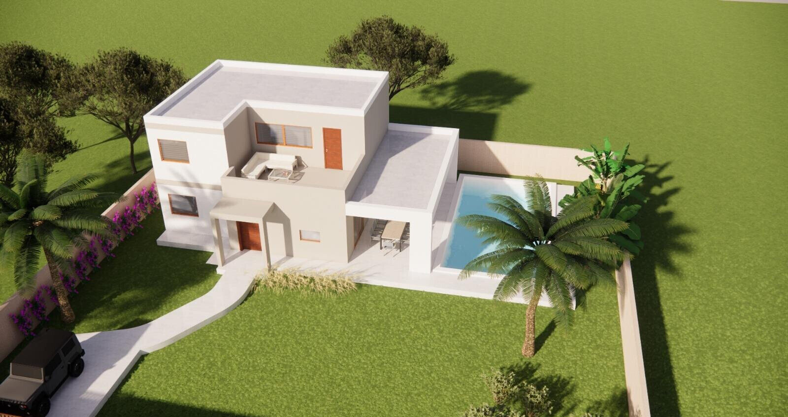 4BR Villa with Private Pool & 25x25m Plot – Watamu