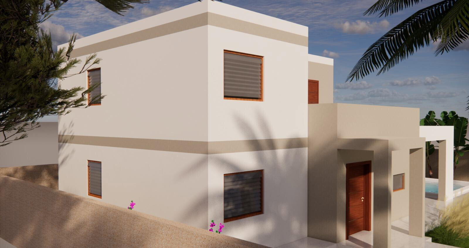 4BR Villa with Private Pool & 25x25m Plot – Watamu