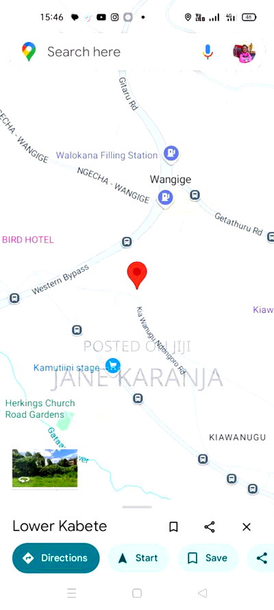 3 Adjacent Quarter Acre Plots for Sale Kabete Whitehouse 30m Each - Image 2