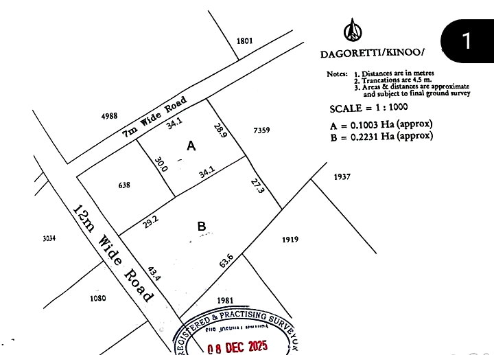 Quarter Acre Plot in Muthiga