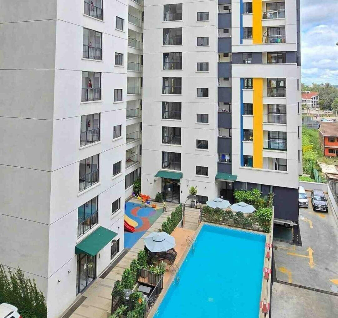 15th Floor 2BR with Rooftop Terrace & Pool - Kilimani