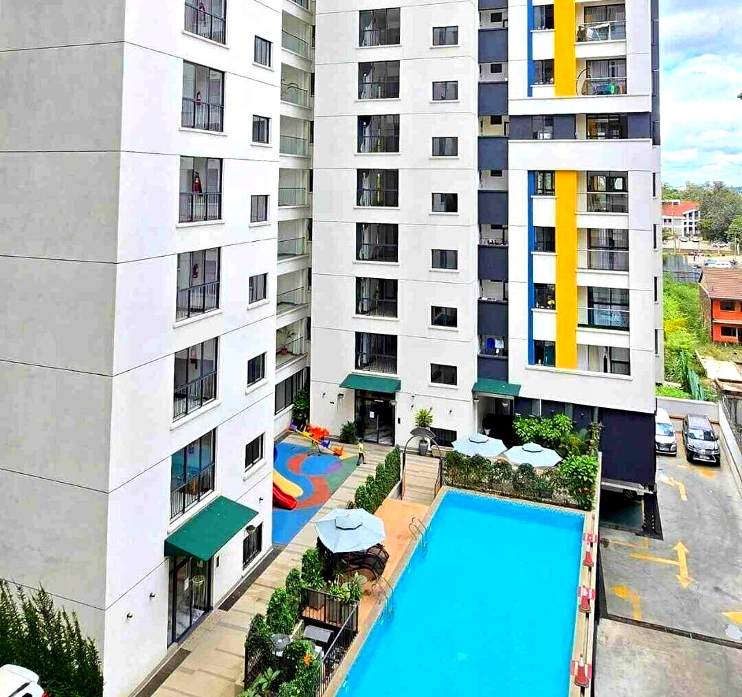 15th Floor 2BR with Rooftop Terrace & Pool - Kilimani