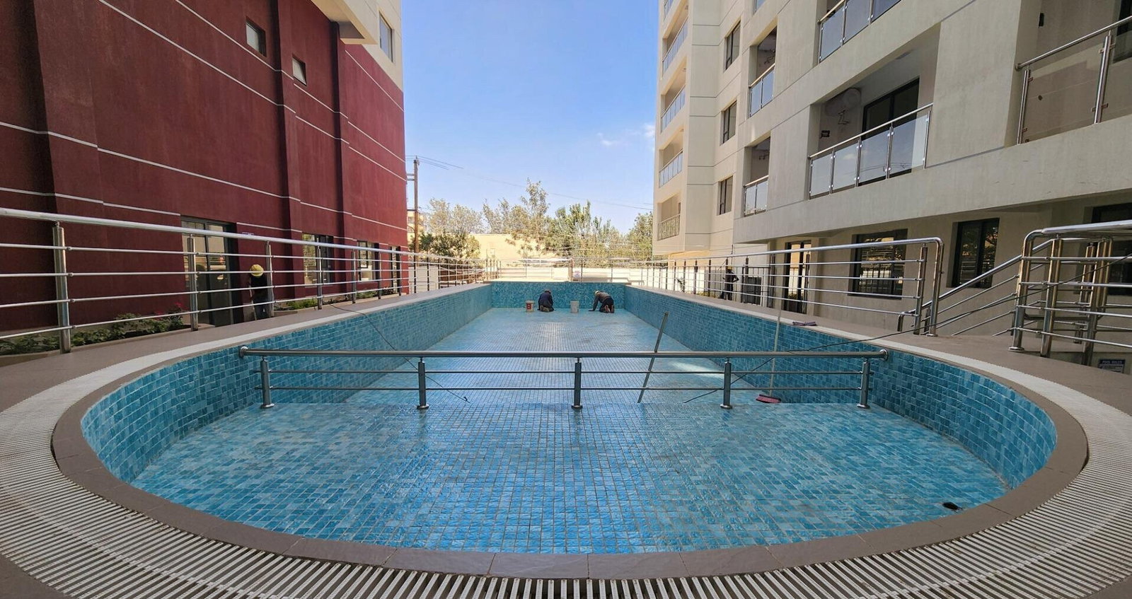 3BR Apartment with Rooftop Lounge & Gym - Ongata Rongai