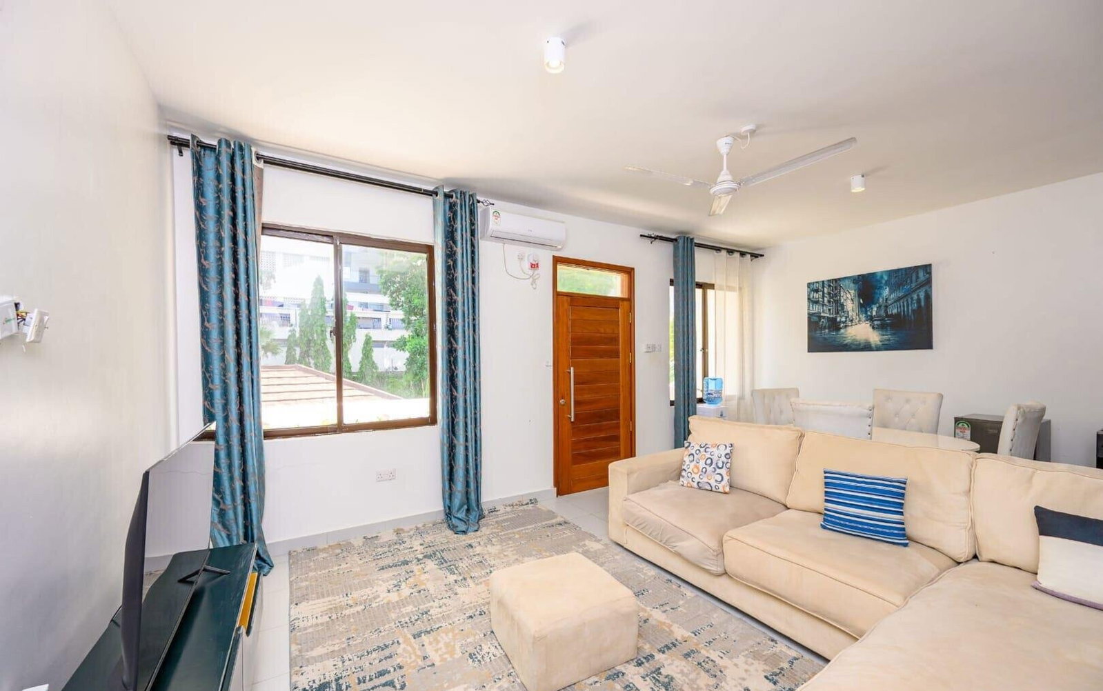 Furnished 1BR with Pool & Balcony - Pontoon Nyali