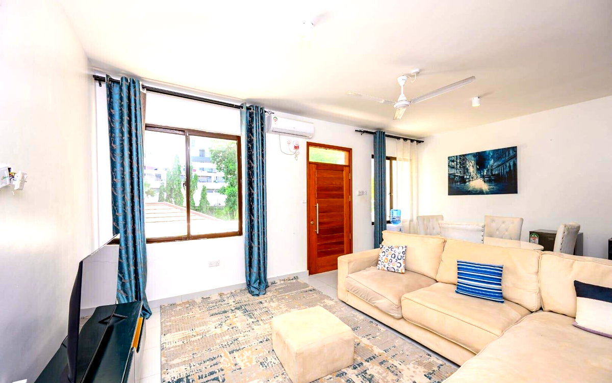 Furnished 1BR with Pool & Balcony - Pontoon Nyali