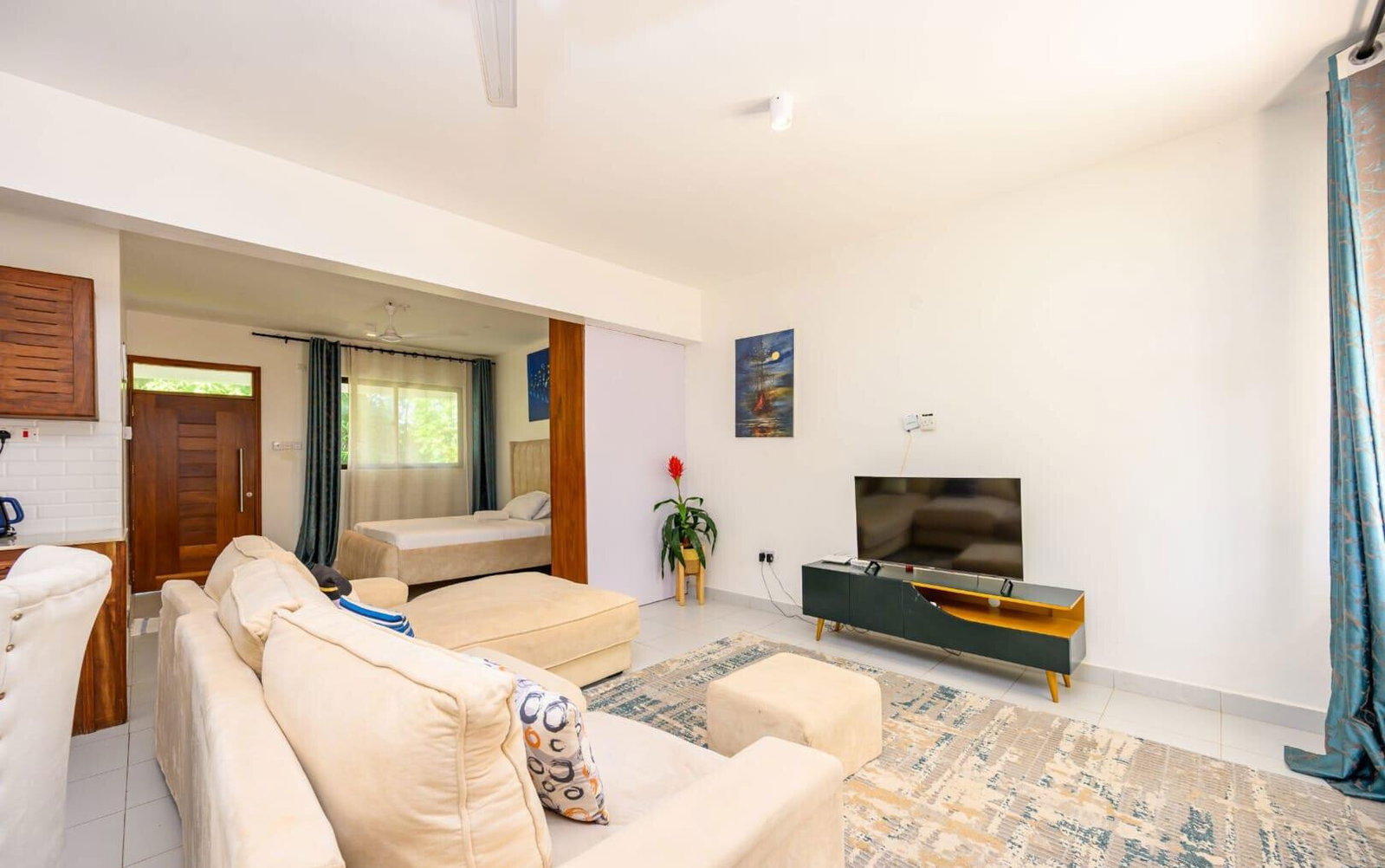 Furnished 1BR with Pool & Balcony - Pontoon Nyali