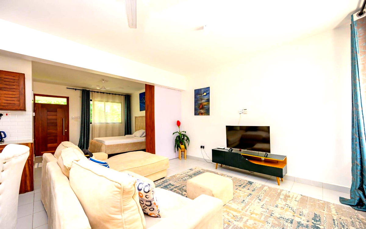 Furnished 1BR with Pool & Balcony - Pontoon Nyali