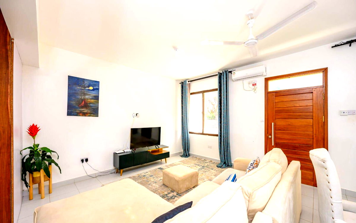Furnished 1BR with Pool & Balcony - Pontoon Nyali