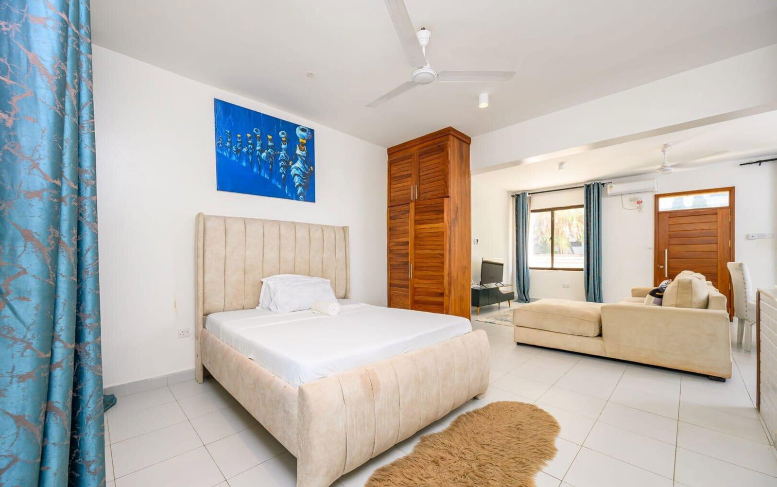 Furnished 1BR with Pool & Balcony - Pontoon Nyali