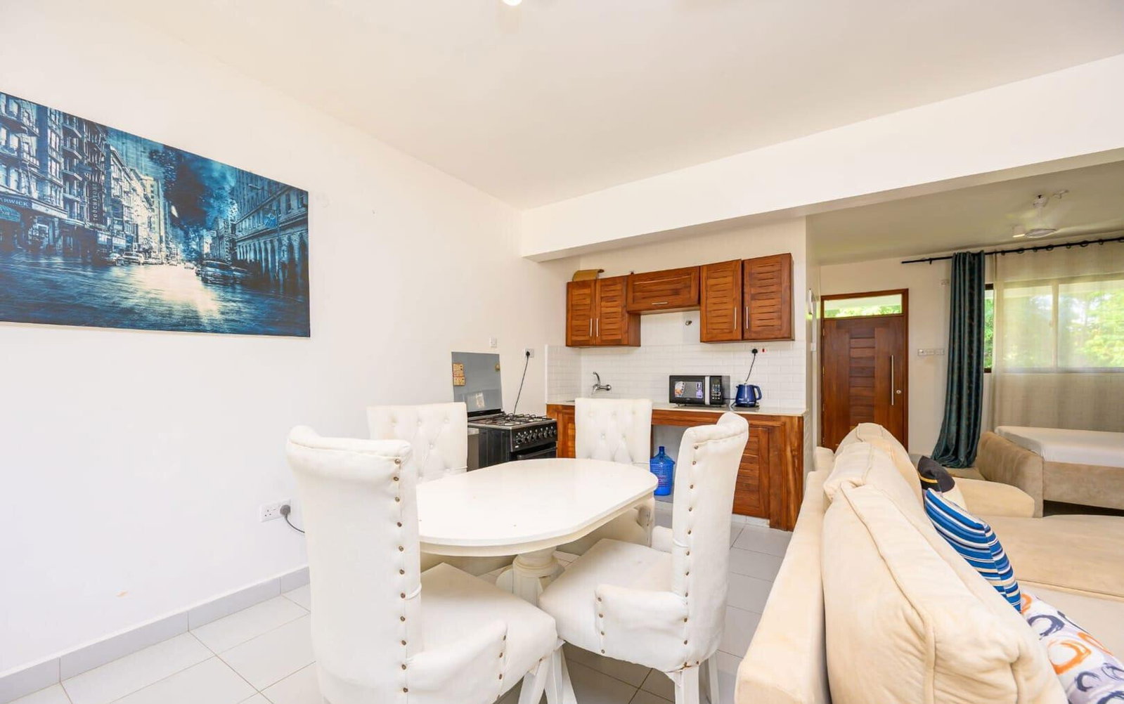 Furnished 1BR with Pool & Balcony - Pontoon Nyali