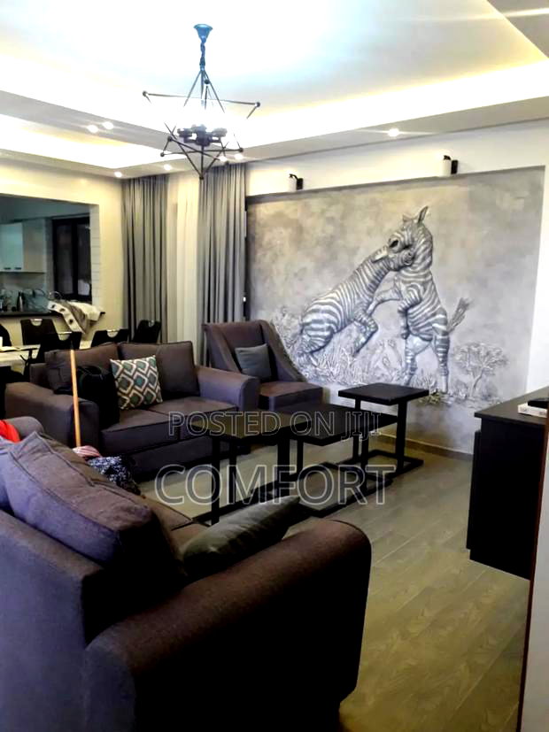 Furnished 3bdrm Apartment in Yaya, Kilimani for rent